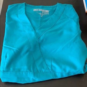 Greys anatomy scrub top XS